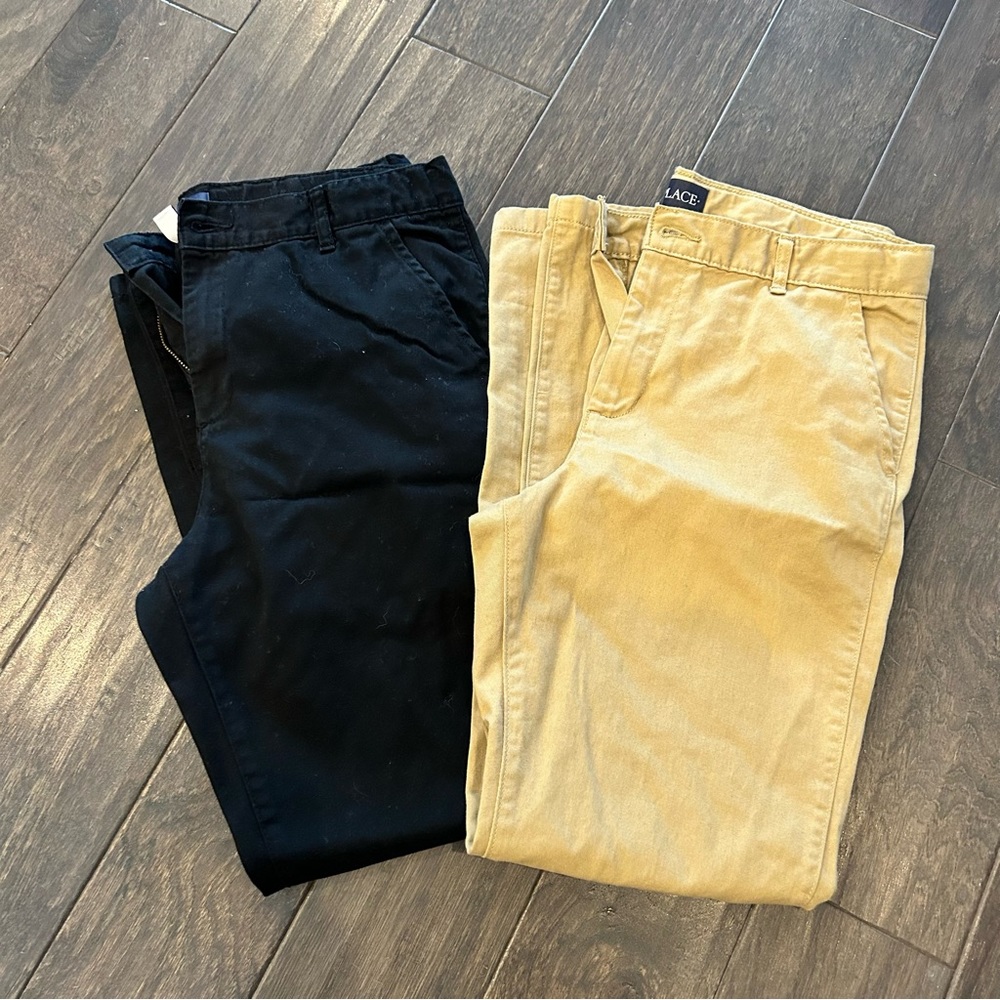 The Children's Place 16 Husky Boy's Uniform Stretch Chino Pants